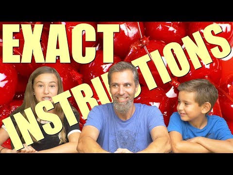 Exact Instructions Challenge 100 Step | Josh Darnit Family 2018