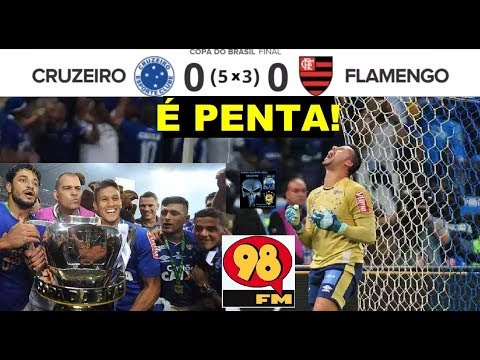 REPRISE CRUZEIRO 0 x 0 FLAMENGO  (Pênaltis 5 x 3)  Melhores Momentos Final Copa do Brasil 2017 PENTA