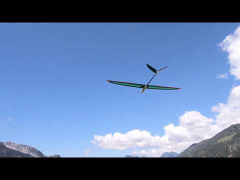 RC Airplane Glider - FPV Drone chase