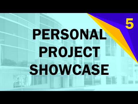 Fall 2020 Workshop #5: Personal Project Showcase