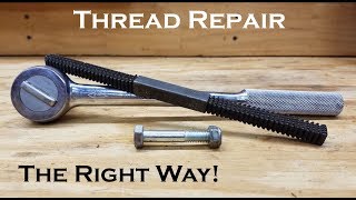 How To Repair Stripped Bolt Threads - The Right Way!
