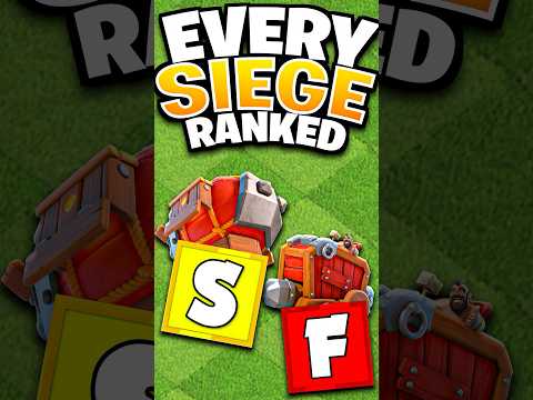 Ranking EVERY Siege Machine from WORST to BEST!