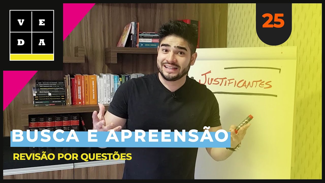 VEDA 25. BUSCA E APREENSÃO | REVISÃO POR QUESTÕES
