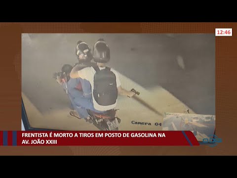 Frentista é morto a tiros em posto de gasolina na Av João XXIII 11 11 2021