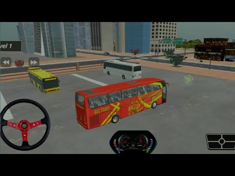 Smooth Bus Drive Trough Village in Portugal - Euro  bus Simulator game
