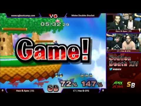Sudden Death 14 - CT | Hax & OTG Vs. Hazz & Apex | D1 - SSBM Doubles - Super Smash Bros. Melee