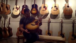 Video thumbnail for TAYLOR ROADSHOW EXCLUSIVE KOA/TORREFIED SPRUCE 714CE LTD by The Guitar Shop Canada