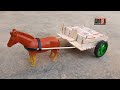 How To Make A Horse Cart With Wood Sticks At Home
