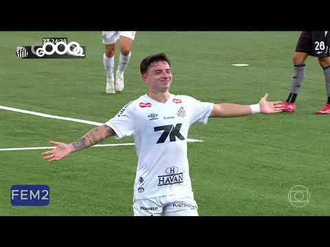 SEM NARRAÇÃO - Gol de Barreal para o Santos no Nilton Santos - TV Globo RJ 5.1