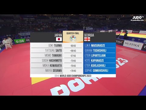 Mixed Teams quarter-final GEO vs JAPAN