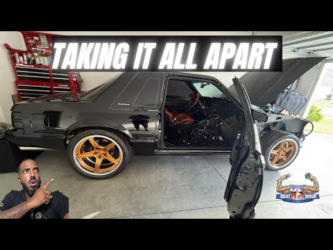 Project Reset: The Dash Is OUT! Full Interior Tear-Down Begins on the Foxbody