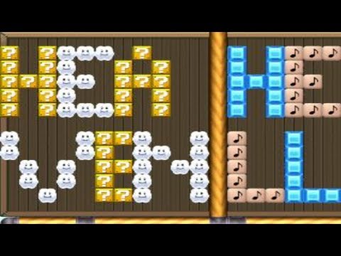 マリオの果てまでイッテQ!天国と地獄ツアー　クッパの4択飛行船編 by ツーテンドウ - Super Mario Maker - No Commentary 1bs