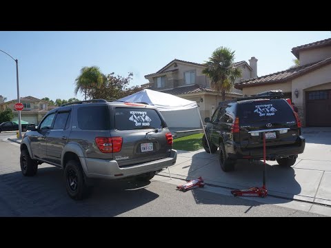 Installing Rear Leveling Kit For The Sequoia!