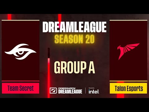 Dota2 - Team Secret vs Talon Esports - Game 2 - DreamLeague Season 20 - Group A