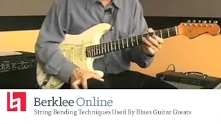 Blues Guitar Lesson: String Bending Techniques