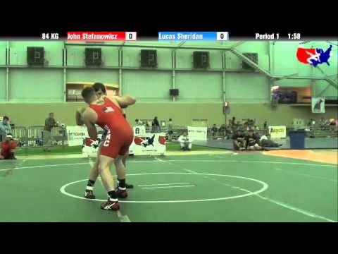 John Stefanowicz vs. Lucas Sheridan at 2013 ASICS University Nationals - GR