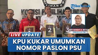 KPU Kukar Resmi Tetapkan Paslon dan Nomor Urut PSU 2025, Aulia dan Rendi Optimis Ulangi Kemenangan
