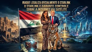 🇪🇬 IRAQUE LEGALIZA OFICIALMENTE O STARLINK E GARANTE CONTROLE SOBERANO SOBRE A INTERNET VIA SATÉLITE