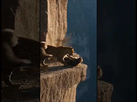 새끼를 구하는 어미원숭이의 판단..🥲