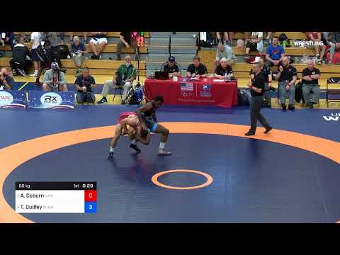 2018 FS WTT Challenge/Senior Men 86 Quarter-Finals - Austin Coburn (Virg) Vs. Tj Dudley (Sunk).mp4