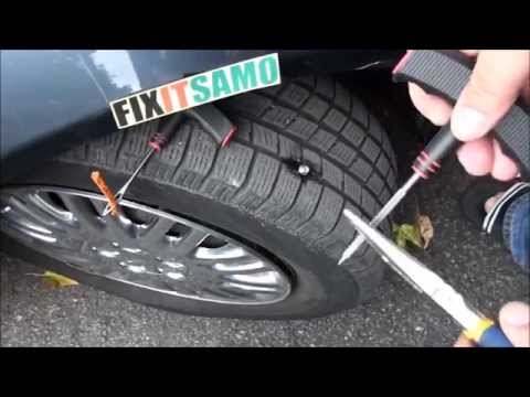 How to fix a flat tyre
