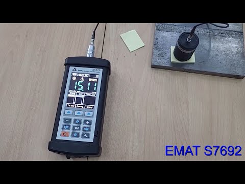 EMAT Transducers S7692 & S7694 by A1270 EMAT thickness gauge: Lift-Off test