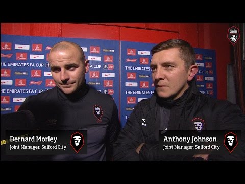 Salford City 2-0 Notts County - Bernard Morley & Anthony Johnson post-match interview 6.10.15