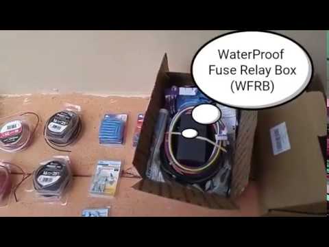 How to wire install (detailed 12-step) LED WFRB Waterproof Fuse Relay Box SPOD Pillar Jeep Wrangler