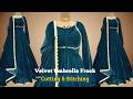 Trendy Velvet Umbrella Kurti Frock Cutting And Stitching New Velvet Dress Design