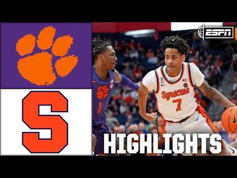 Clemson Tigers vs. Syracuse Orange | Full Game Highlights | ESPN College Basketball