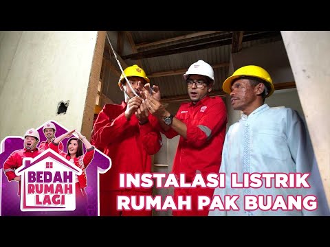 Proses Pemasangan Listrik Rumah Pak Buang  - Bedah Rumah Lagi