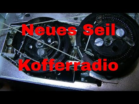 UKW Skalenseil wechseln Kofferradio Philips Tornado - eflose #1045