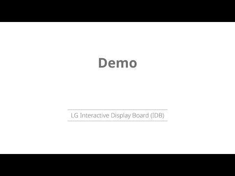 65 Inch LG TCED 65TR3DK Interactive Flat Panel video by Digital World Solution