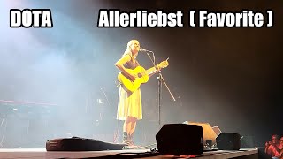 Music video thumbnail preview for DOTA Kehr - Allerliebst (Favorit) Anti war song live in Hanover at her birthday (Lyrics-SUBS) by Dota