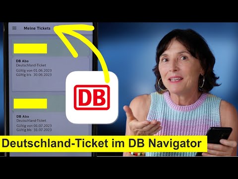 Deutschland-Ticket in der App DB Navigator und der virtuelle Assistent der Deutschen Bahn.