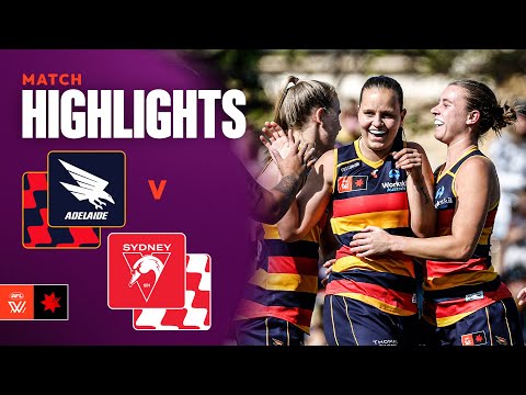 Adelaide Crows v Sydney Swans Highlights | Round 7, 2025 | AFLW