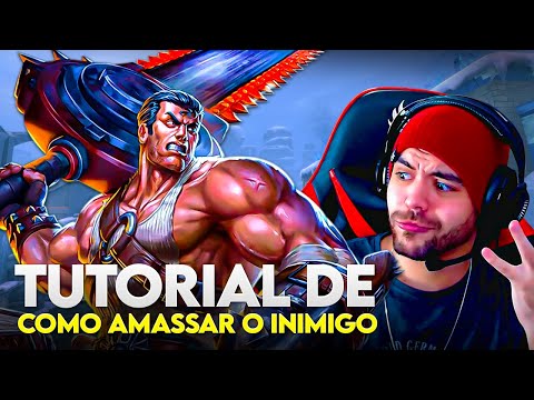 Tutorial de como AMASSAR o time inimigo! TYR SOLO - ⚡ Smite BR Ranked Conquista