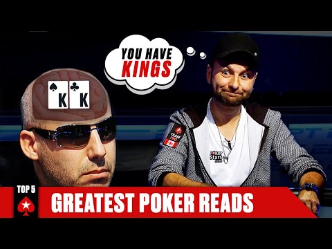 Daniel Negreanu Can Read Minds - TOP 5 POKER READS ♠️ Poker Top 5 ♠️ PokerStars