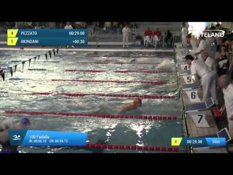 Eliminatorie 1 dei 100 Farfalla  Assoluti Femmine Agonisti - 18 Memorial  Chiara Giavi