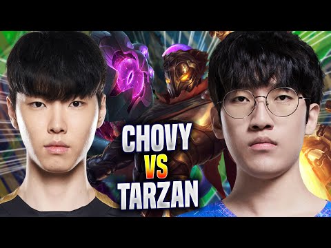 TARZAN vs CHOVY! - LNG Tarzan Plays Viktor MID vs GEN Chovy Vel'koz! | Season 2022