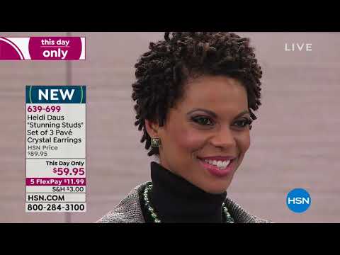 HSN | Heidi Daus Jewelry Designs Gifts 11.08.2018 - 11 PM