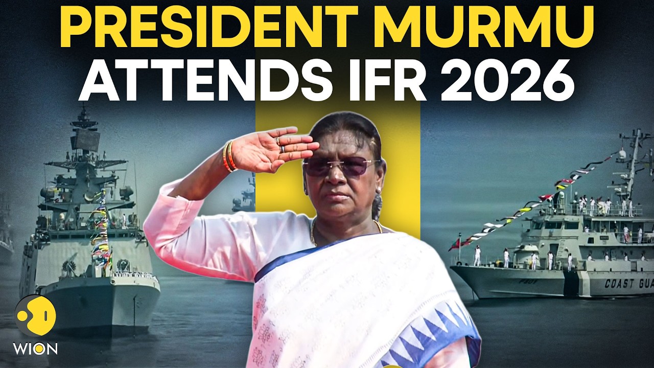 Indian Navy LIVE: President Droupadi Murmu Witnesses International Fleet Review 2026 | WION Live