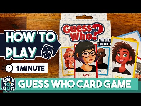 How to Play Guess Who Card Game in 1 minute