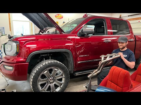 6.2 Denali Gets Stainless Works Long Tube Headers!!!