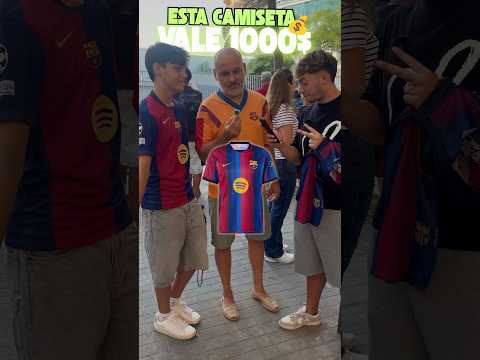 💰 ¿VALE UNA CAMISETA DEL BARÇA 1.000€? 😱🔵🔴