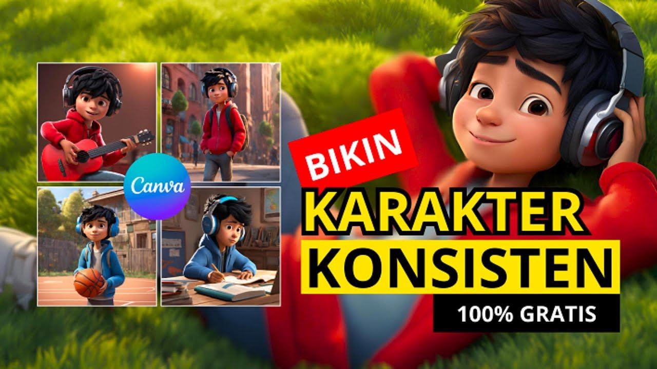 Cara Membuat Karakter Konsisten di Canva Gratis