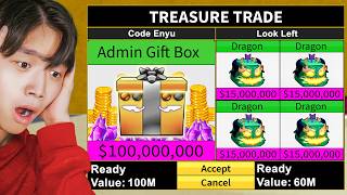 Trading Admin Gift Box in Blox Fruits