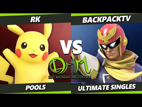 DAT MM 281 - RK (Pikachu) Vs. BackpackTV (Captain Falcon) Smash Ultimate - SSBU