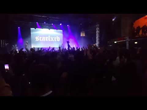 Scarlxrd crazy stage dive - Snipes Hypefstival 2018 #turnup
