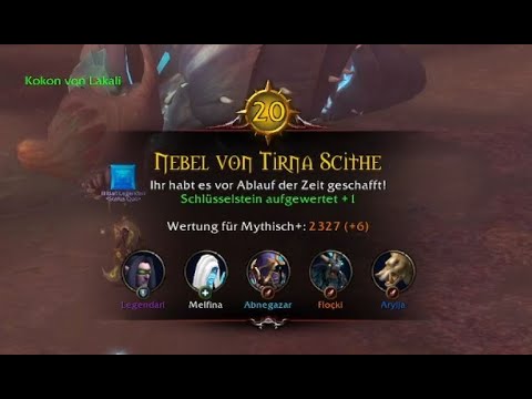 WOW Shadowlands 9.1 M+ Mists 20+ intime arcane mage 8,9k overall, 380k crit on 1st boss